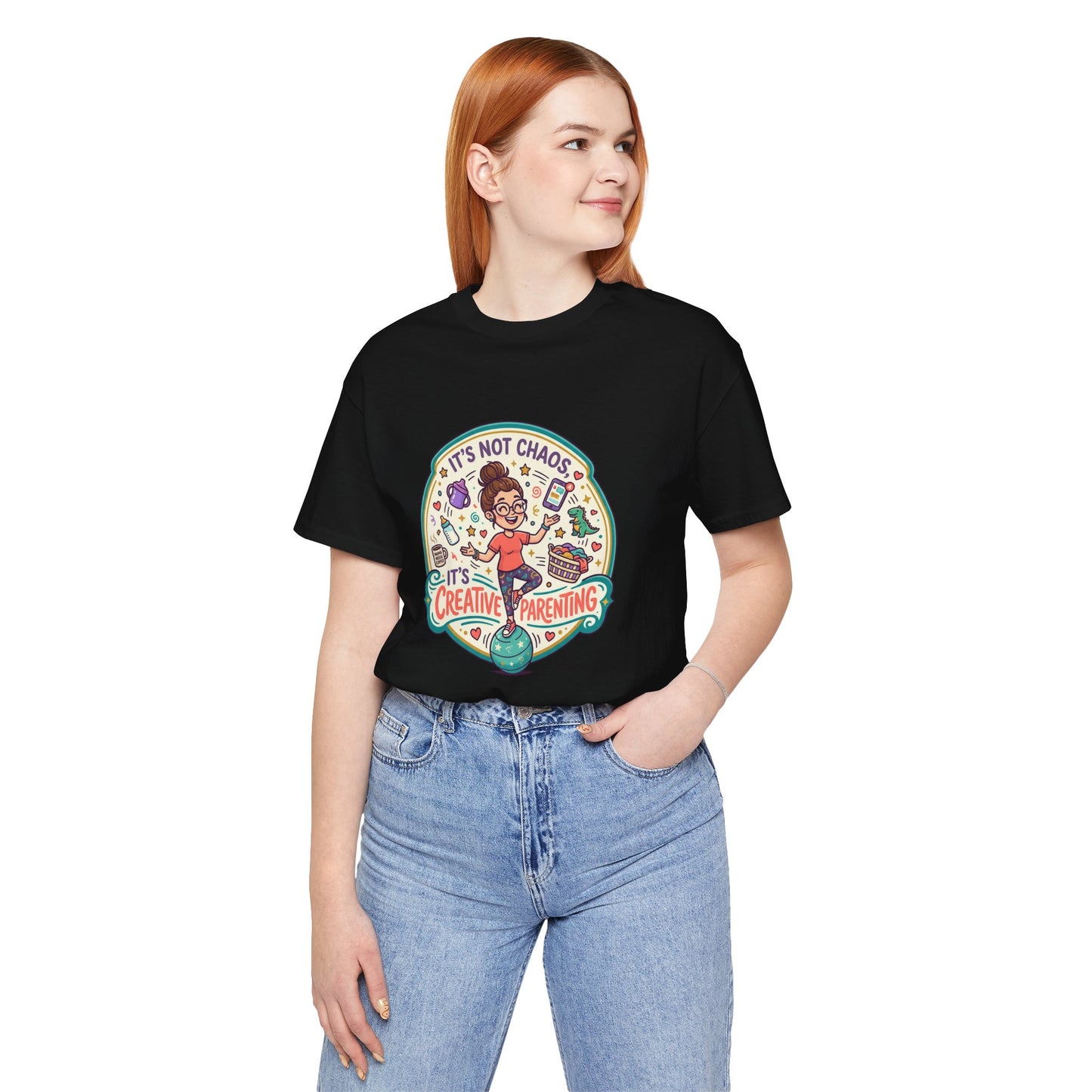 Creative Parenting T‑Shirt — "It's Not Chaos, It's Creative Parenting" Graphic Tee