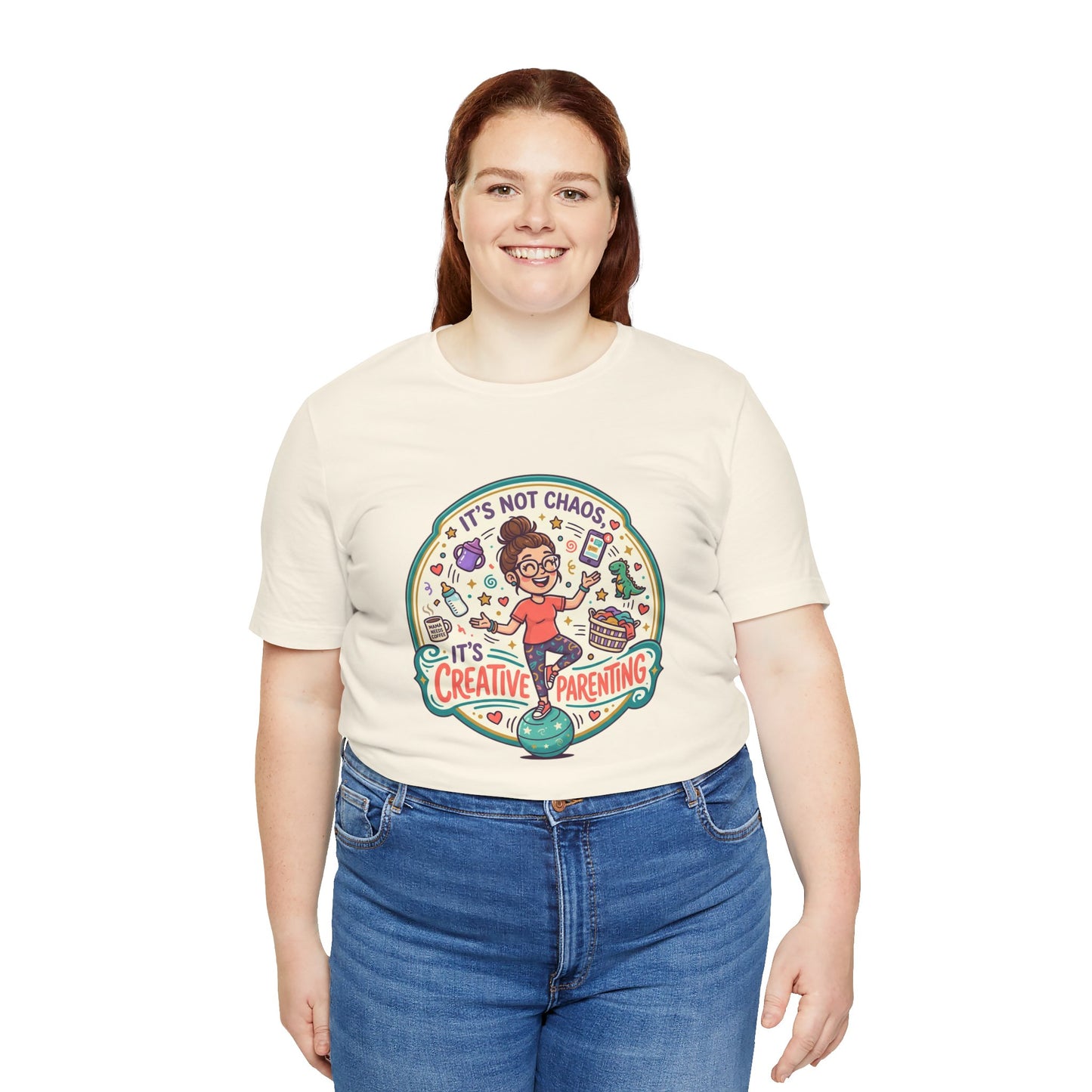 Creative Parenting T‑Shirt — "It's Not Chaos, It's Creative Parenting" Graphic Tee