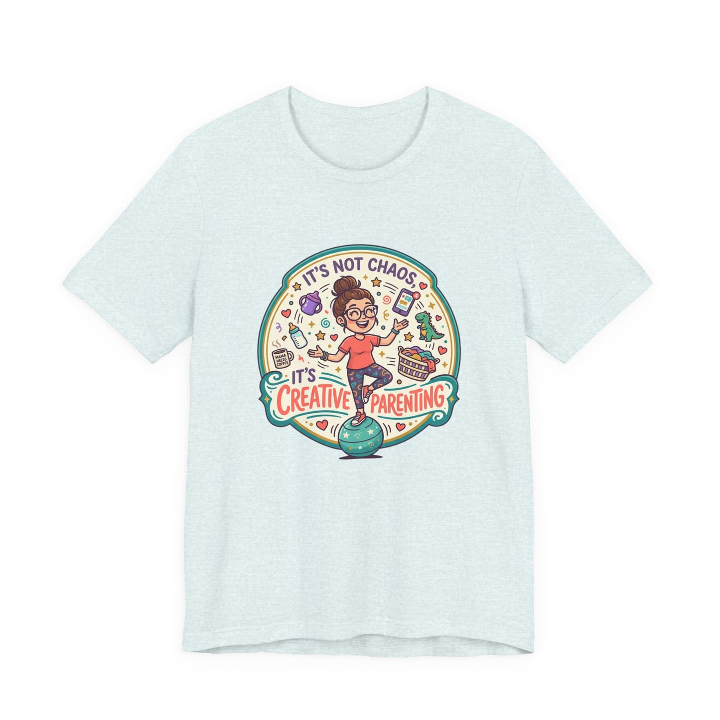 Creative Parenting T‑Shirt — "It's Not Chaos, It's Creative Parenting" Graphic Tee